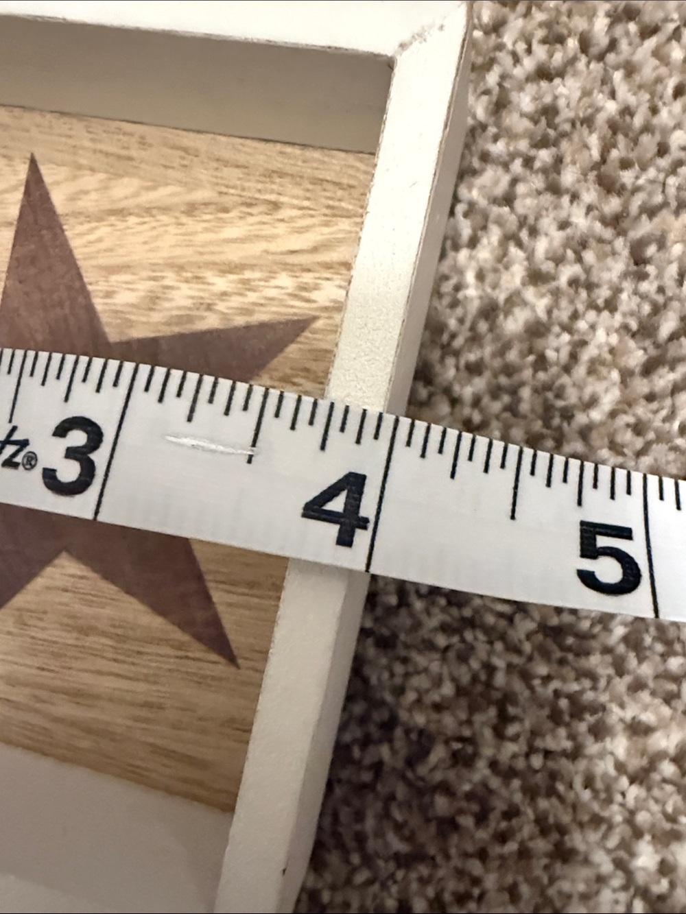 🏖️ 10 items for $20☀️ Rustic White and Natural Wood Star House Décor Set| 5 pcs - Picture 12 of 13